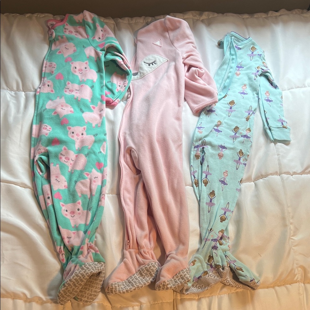 Adorable Animal Print and ballerina Kids Pajamas